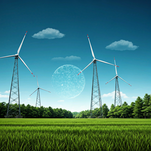 High-tech smart grid and renewable energy infrastructure